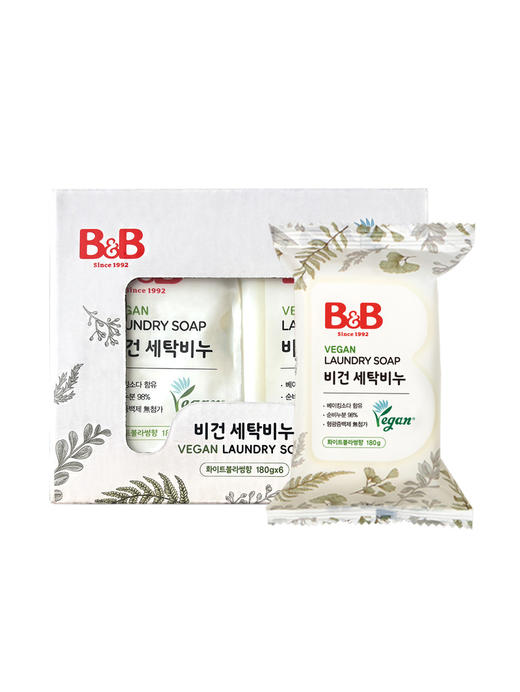MM 山姆 保宁 纯素洗衣皂 180g*6 商品图0