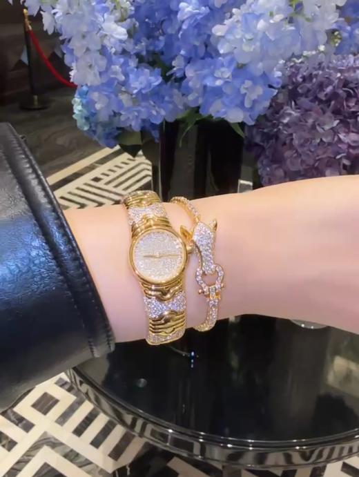 GAONAS高纳仕 龙马时尚贵气金色豪镶手链11920SGO 商品图5