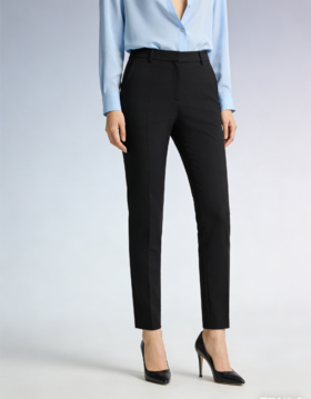 G2000女装SS26商场新款【配腰带】烟管裤休闲裤61263186