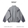 SDSA男装2026新款高贵轻奢老钱风拼接拉链立领夹克外套简约百搭 商品缩略图4