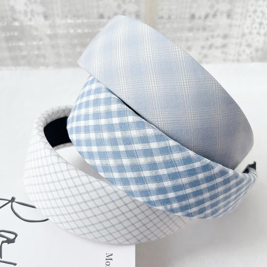 蓝色系宽版发箍-纪念日百货门店同款169452176 商品图4