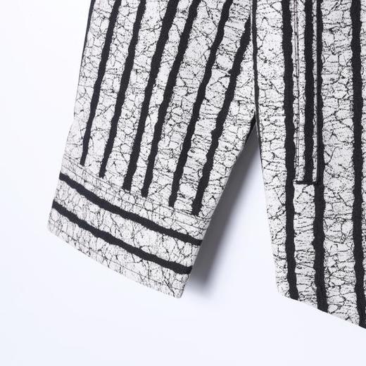 SDSA男装2026新款高贵轻奢美式复古条纹衬衫夹克肌理感宽松外套 商品图3