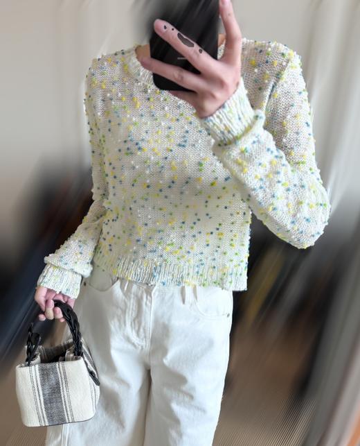 女款波点宽松针织衫毛衣ba 商品图3