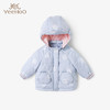 英氏童装棉服夹棉外套女宝宝可拆帽加厚棉袄YRWGJ42335A 商品缩略图0