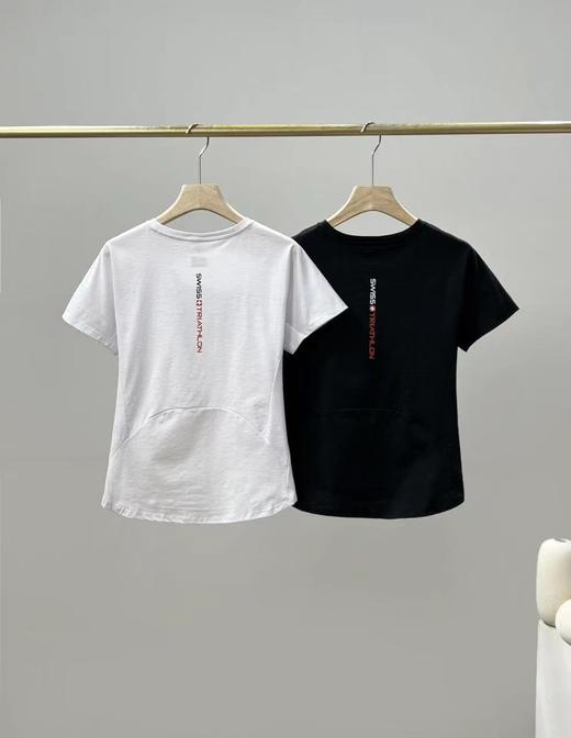 点此购买 迪桑特夏季经典款丝光棉小标女士速干短袖T恤 ly 341453 商品图3