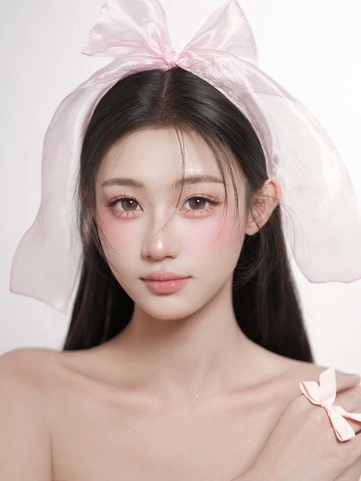 PuffGirl（Puff Girl）半年抛 时见暖樱 直径14.5mm着色14.5mm 商品图10