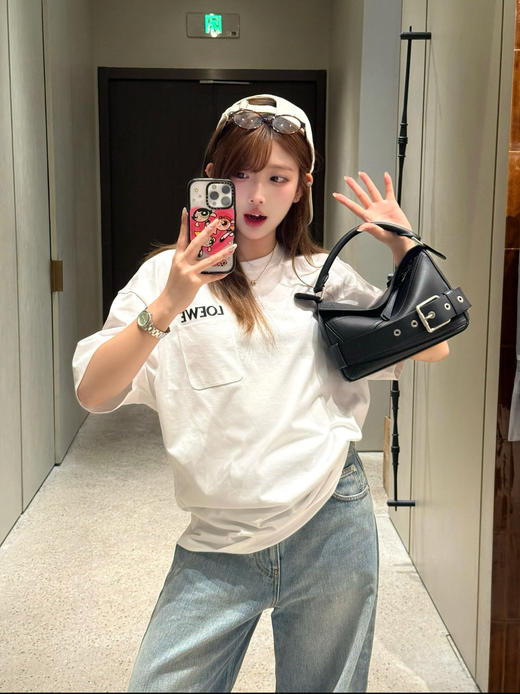 罗意威 2026早春新款 口袋刺绣T恤 白色（MM） 商品图4