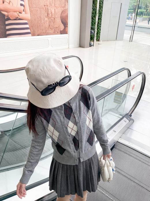 <曾小咸推荐>3.11现货秒杀 ！微信超特价！韩系菱形毛织开衫 日常159.99 立减80 秒杀79.99！！灰色针织短袖秒杀59.99！ 商品图7