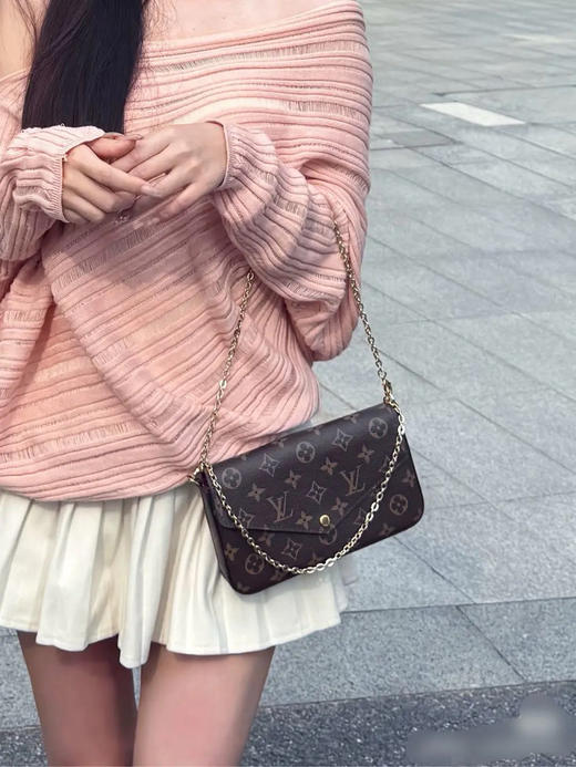 LV 老花 三合一 斜挎包 商品图2