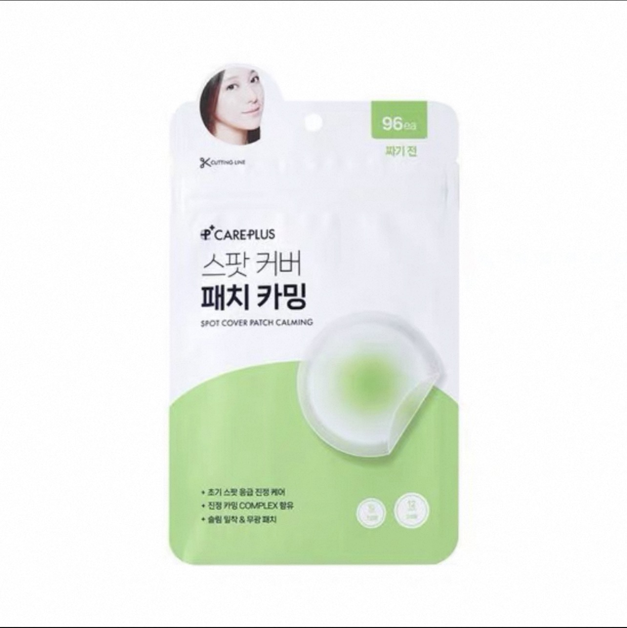 韩国oliveyoung隐形茶树积雪草痘痘贴96贴（破痘痘之前用）