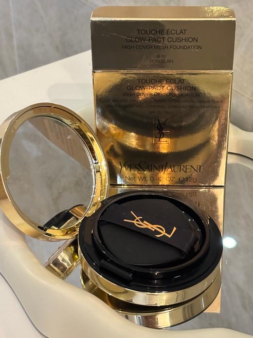 【香港仓】YSL/圣罗兰新款粉皮革气垫12g（有效期至:27年下半年） 商品图1
