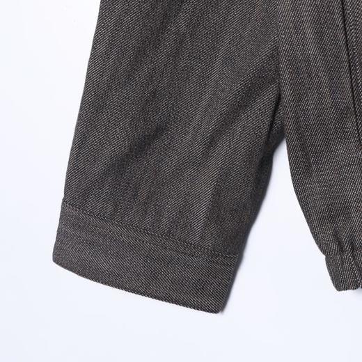 SDSA男装2026新款高贵轻奢老钱风复古纯色翻领夹克外套百搭简约 商品图3