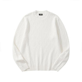 中性款棉质提花针织衫毛衣ba011