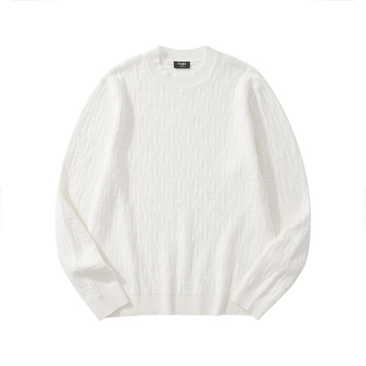 中性款棉质提花针织衫毛衣ba011 商品图0