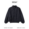 SDSA男装2026新款高贵轻奢韩版双面撞色褶皱肌理立领夹克百搭宽松 商品缩略图0