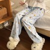 YW买手优选春夏季韩版慵懒直筒裤云朵棉遛弯裤家居裤170546170(预售3-5天发货） 商品缩略图3