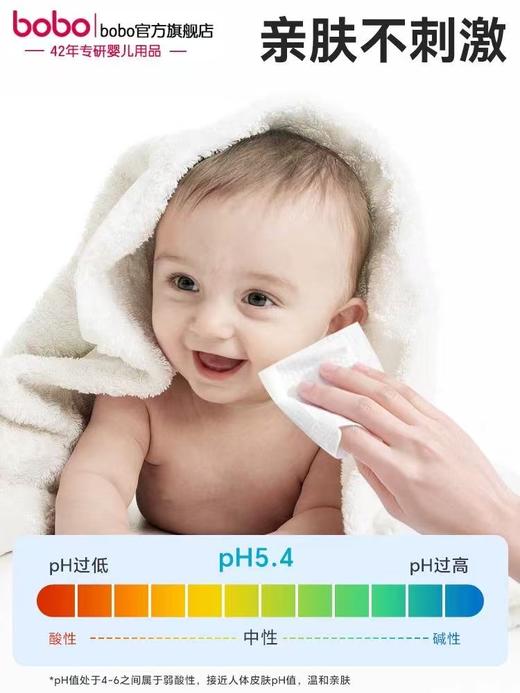 (捡漏)26.11月到期 bobo手口湿巾婴儿8抽*8包*3提共24包 商品图6