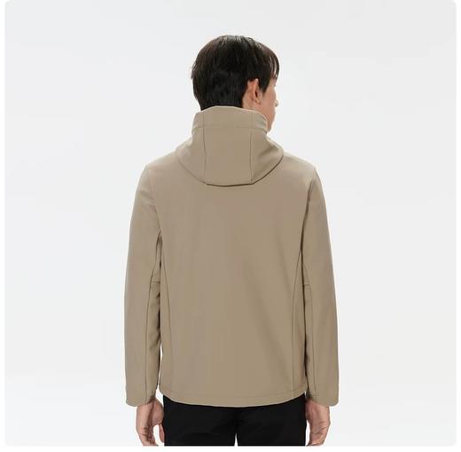 点此购买 可隆春秋季男士户外连帽拉绒软壳夹克 zc 341553 商品图7