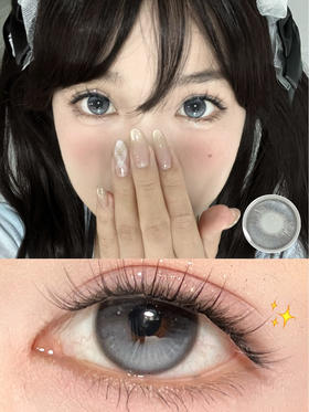 Bollycon日抛 丹宁普鲁士 14.5mm 一盒十片 一盒一个度数，两只眼度数不同需购买两盒，日抛无售后，介意慎拍