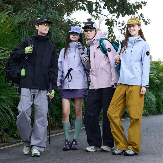 JEEP SPIRIT吉普多巴胺情侣外套丨户外防风防水情侣登山服 商品图3
