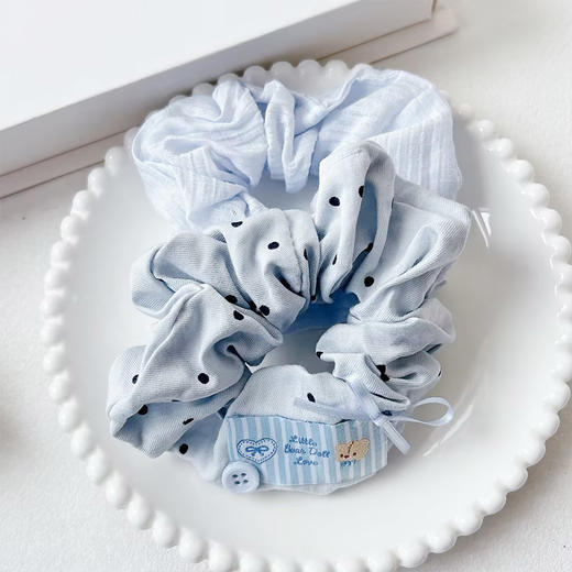 法式多色元素贴标对圈对装发圈-纪念日百货门店同款169256685 商品图3