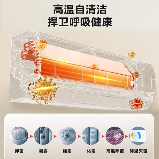 海尔出品统帅空调2匹挂机 巨凉快 空调挂机新一级能效变频冷暖以旧换新KFR-48GW/18MDA81TU1 商品图2