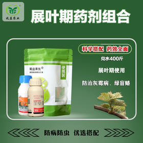 葡萄展叶期药剂组合有效防治灰霉病绿盲蝽