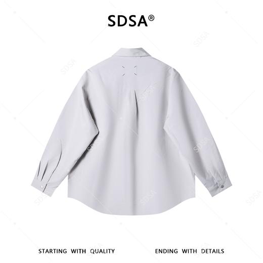 SDSA男装2026新款高贵轻奢日系复古涂鸦印花长袖衬衫休闲百搭外套 商品图4