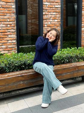 【群内福利】POLO领套头衫，云卷云舒秋女大码女装百搭显瘦羊毛羊绒两色套头衫