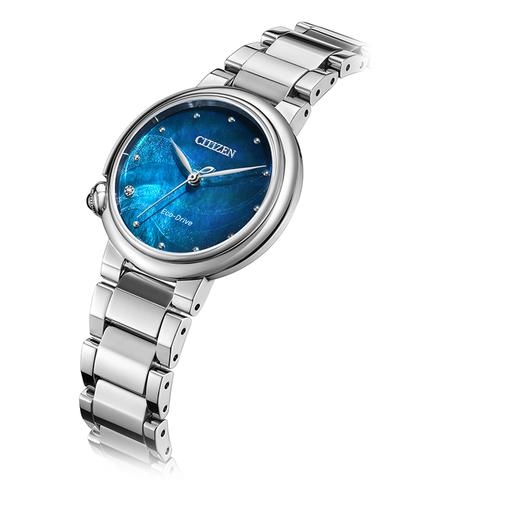 西铁城日本官方正品贝母表盘时尚光动能女表EM0910-80N 商品图2