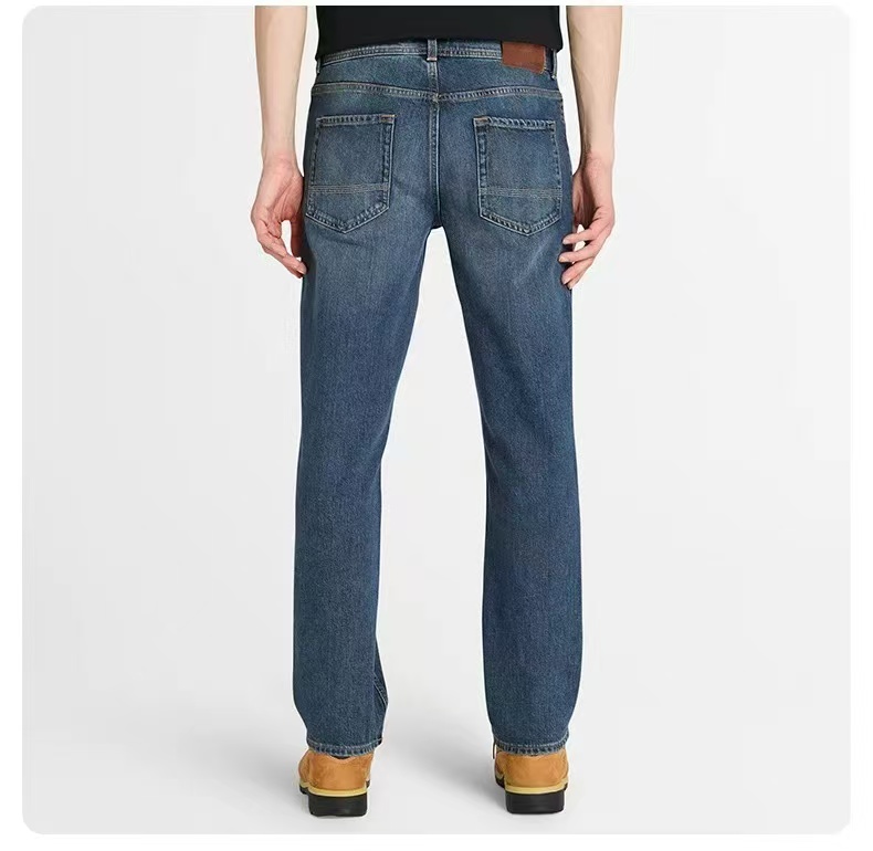 【ss1】男子春款合体剪裁弹力休闲牛仔裤！！