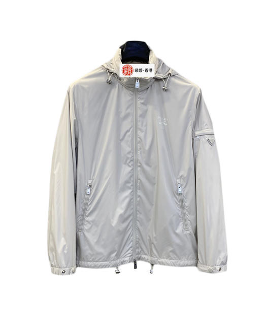 男款隐藏帽三角标外套hu020 商品图0