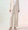 G2000女装SS26商场新款【可机洗/亚麻舒适棉】通勤宽松直脚西裤61251063 商品缩略图1
