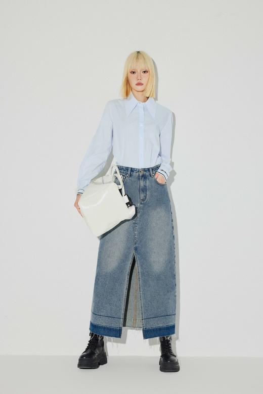 【商场同款】麦檬春秋牛仔半裙04E8241191X-1 商品图0