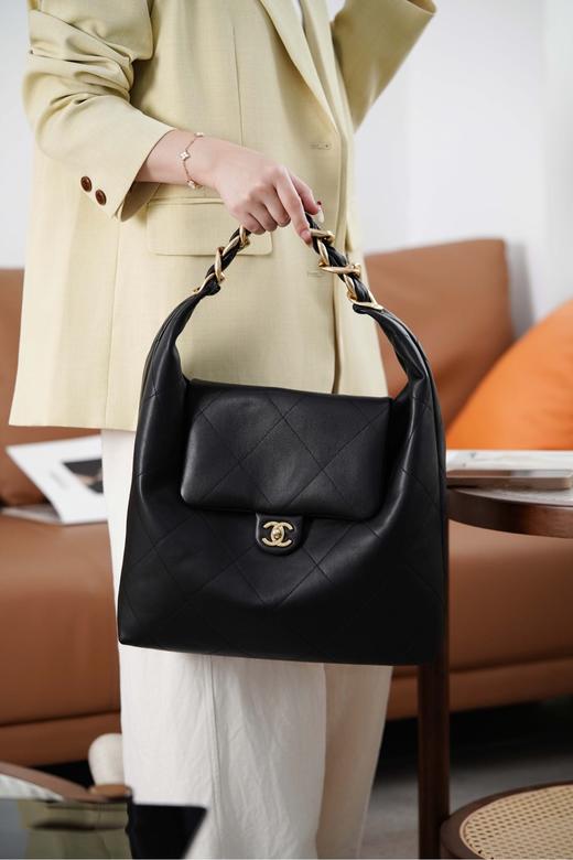 香奈儿 25K 嬉皮Hobo包  大号 商品图8