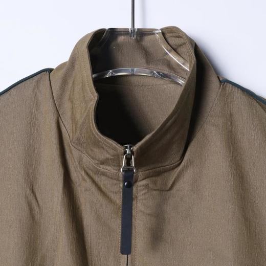 SDSA男装2026新款高贵轻奢做旧风格字母印花拉链立领夹克百搭时尚 商品图1