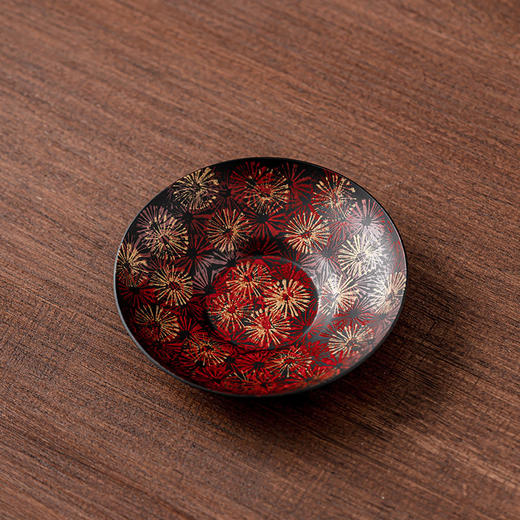 老铁漆器杯垫杯托茶道隔热防滑防烫茶杯垫功夫茶具配件 商品图7