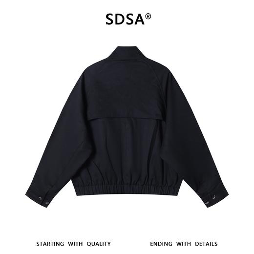 SDSA男装2026新款高贵轻奢韩版简约纯色立领工装夹克百搭通勤外套 商品图4
