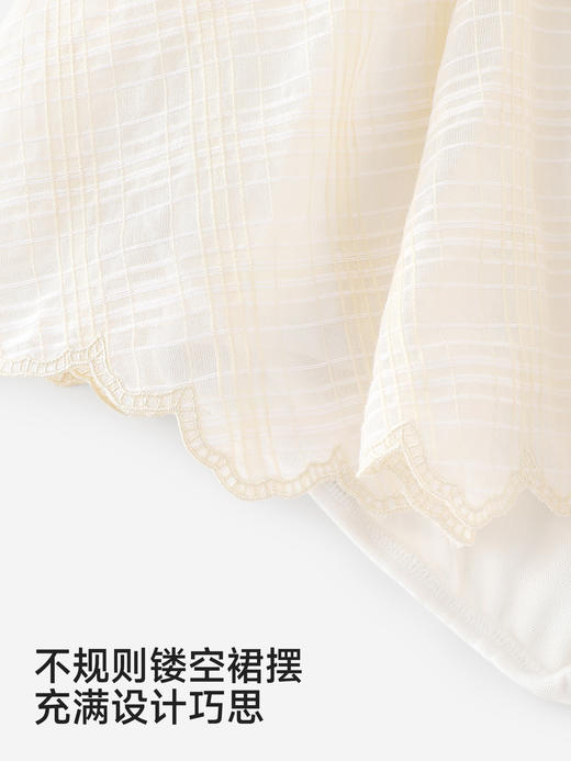 【高定系列】英氏婴儿套装女宝宝春夏外出长袖哈衣可爱新款衣服YRAAJ1S014A 商品图3