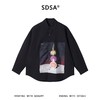 SDSA男装2026新款高贵轻奢日系复古涂鸦印花长袖衬衫休闲百搭外套 商品缩略图0