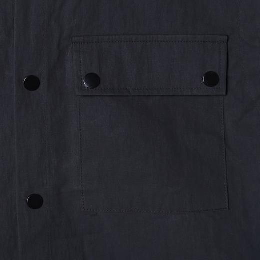 SDSA男装2026新款高贵轻奢时尚简约纯色马甲按扣翻领设计百搭休闲 商品图2