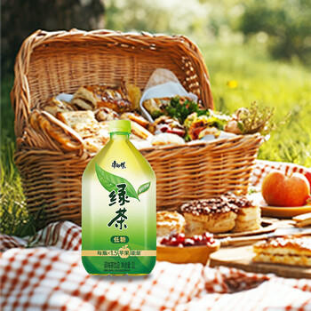 康师傅 绿茶 茉莉味低糖饮品大瓶饮料整箱装 1L*12瓶 热门商品 商品图1