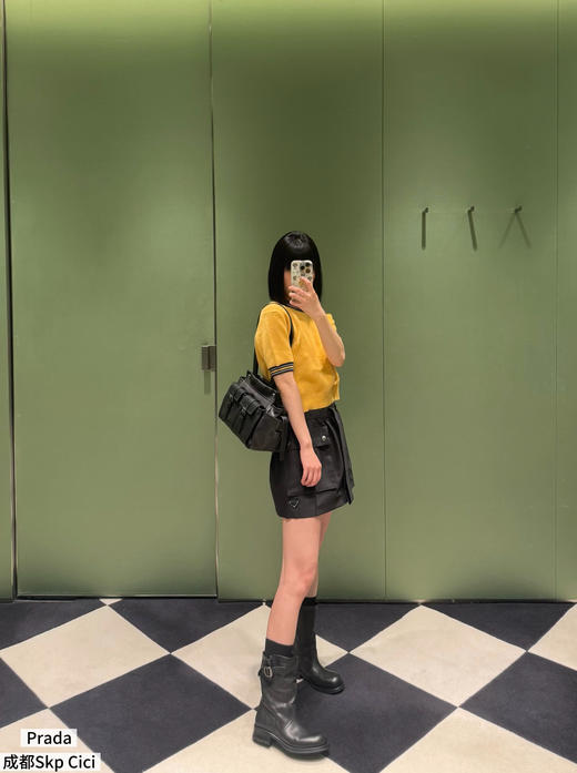 普拉达 新品 26Ss亮黄短袖针织衫（MM） 商品图2