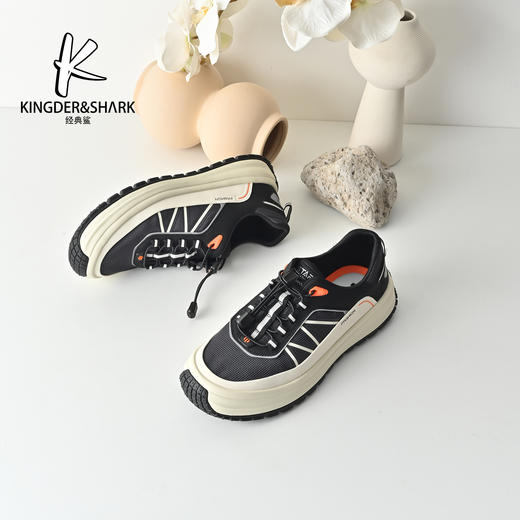 经典鲨2026年春季专柜新品韩版男士舒适透气运动休闲鞋KW365-613021 商品图2