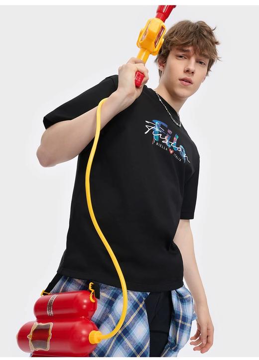 斐乐潮牌夏新款凉感宽松男女T恤短袖上衣情侣款 商品图4