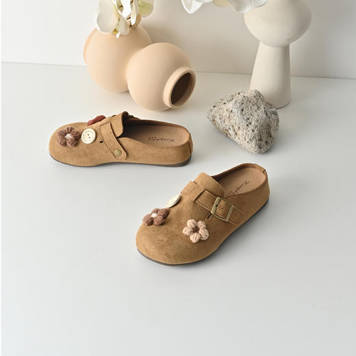 经典鲨2026年夏专柜新品可爱软趴趴舒适厚底勃肯鞋半拖鞋女KW390-629031 商品图2