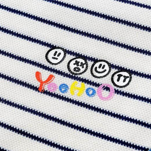 英氏儿童T恤条纹圆领套衣宝宝短袖休闲上衣 春夏新款YRTCJ21229A 商品图3