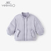 英氏儿童羽绒服女宝宝光滑短款保暖白鸭绒冬季外套YRWBJ41216A 商品缩略图0
