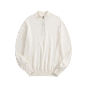 男款羊毛羊绒半拉链针织衫毛衣ba006