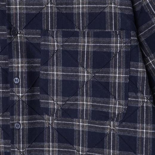 SDSA男装2026新款高贵轻奢韩版休闲格子菱形长袖衬衫百搭休闲衬衣 商品图2